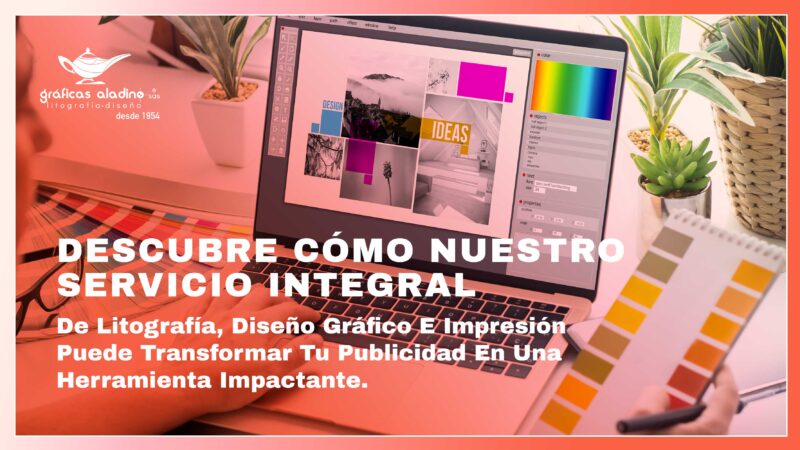 Banner Gráficas Aladino – Imprenta profesional en El Salvador especializada en litografía e impresión personalizada.