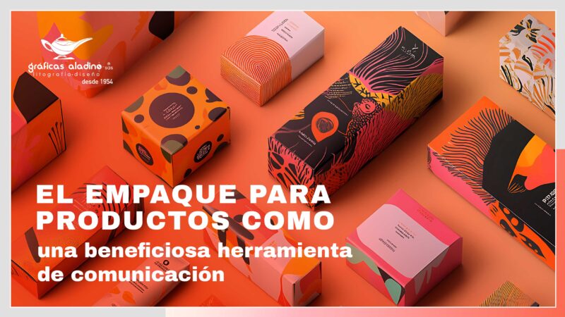 Diseño de empaque creativo y sostenible impreso por imprenta profesional en – Gráficas Aladino