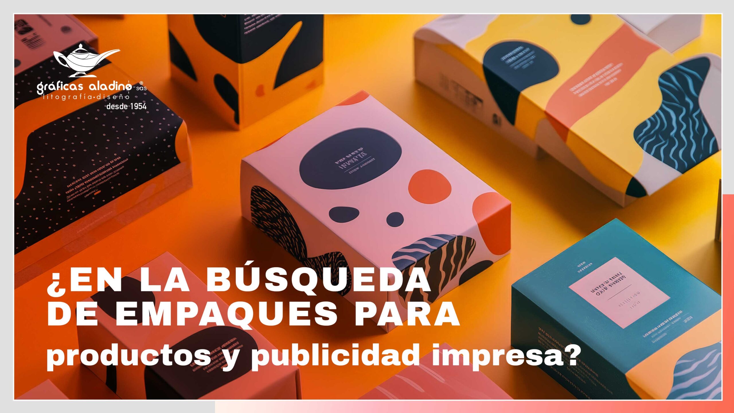 Banner de diseño de empaques innovadores y sostenibles con tecnología integrada