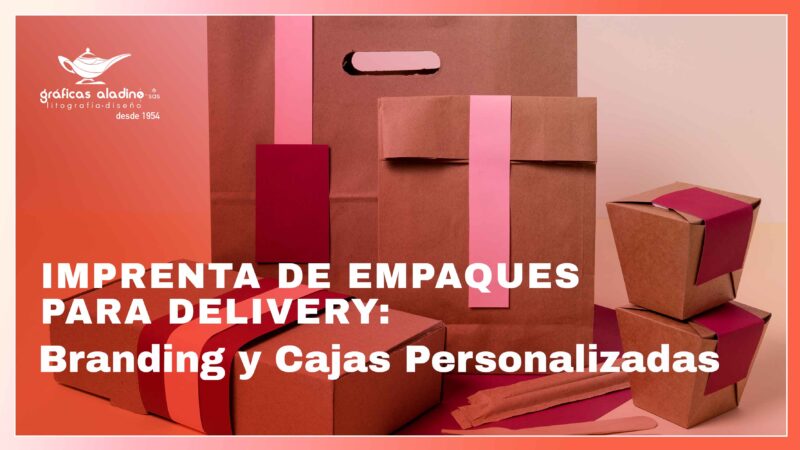 Empaques personalizados de cartón para cocina exclusiva en delivery impresos por imprenta profesional