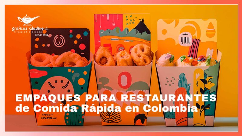 Empaques personalizados para restaurantes de comida rápida que protegen alimentos y fortalecen la identidad de marca